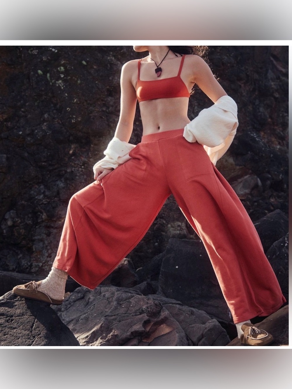 Free-est by Free People Barrel Marina Pant size Small - Picture 3 of 12